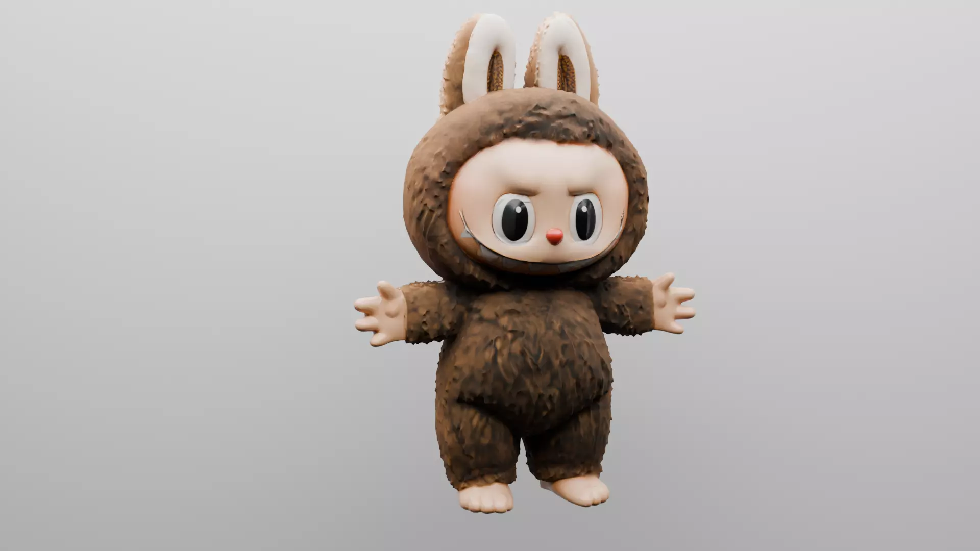 Fluffy Forest Friend 3D print model_6