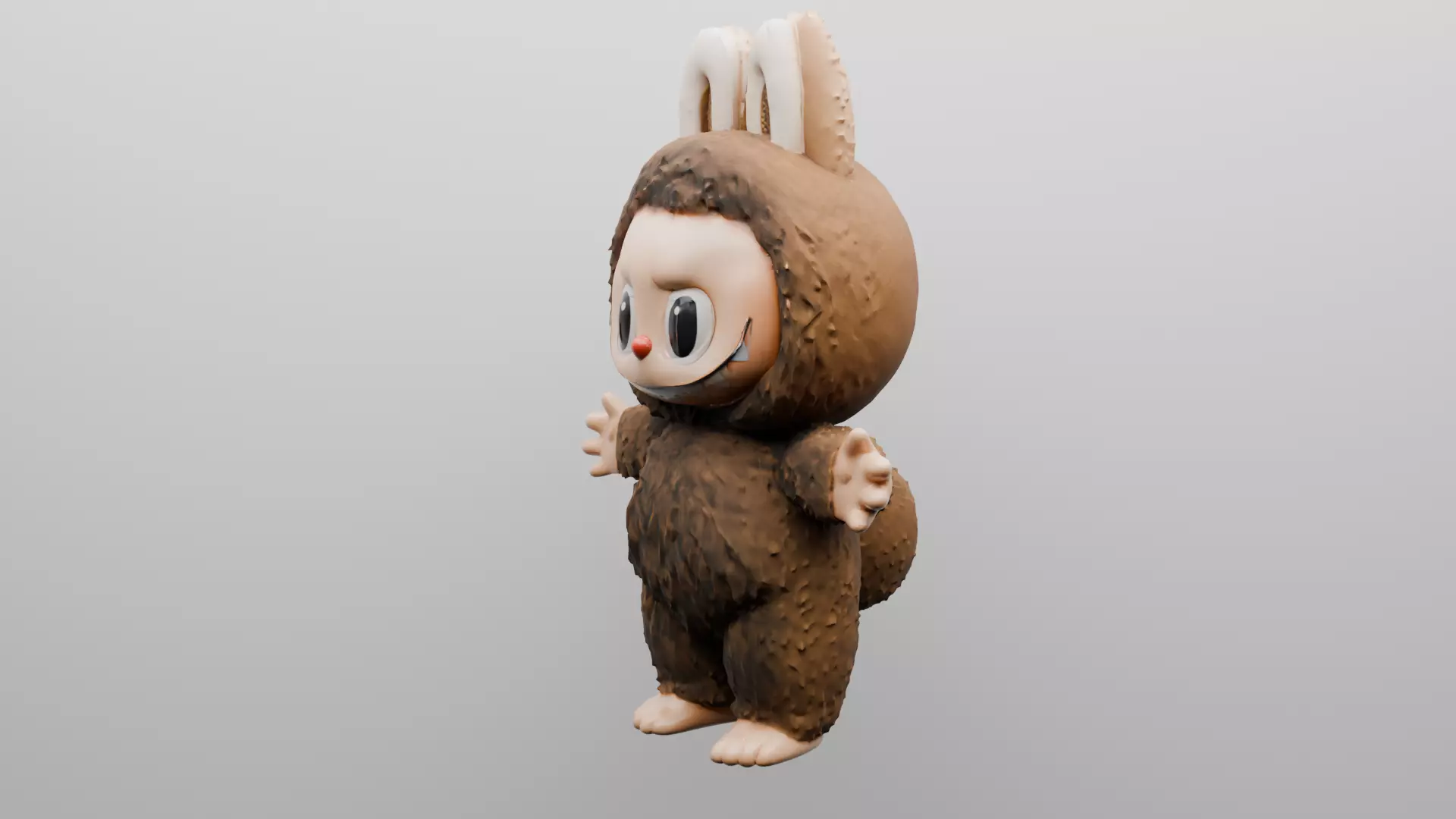 Fluffy Forest Friend 3D print model_1