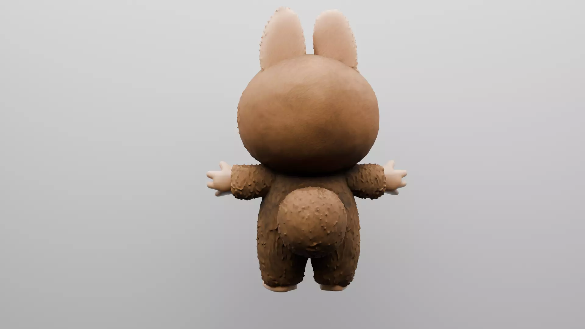 Fluffy Forest Friend 3D print model_3