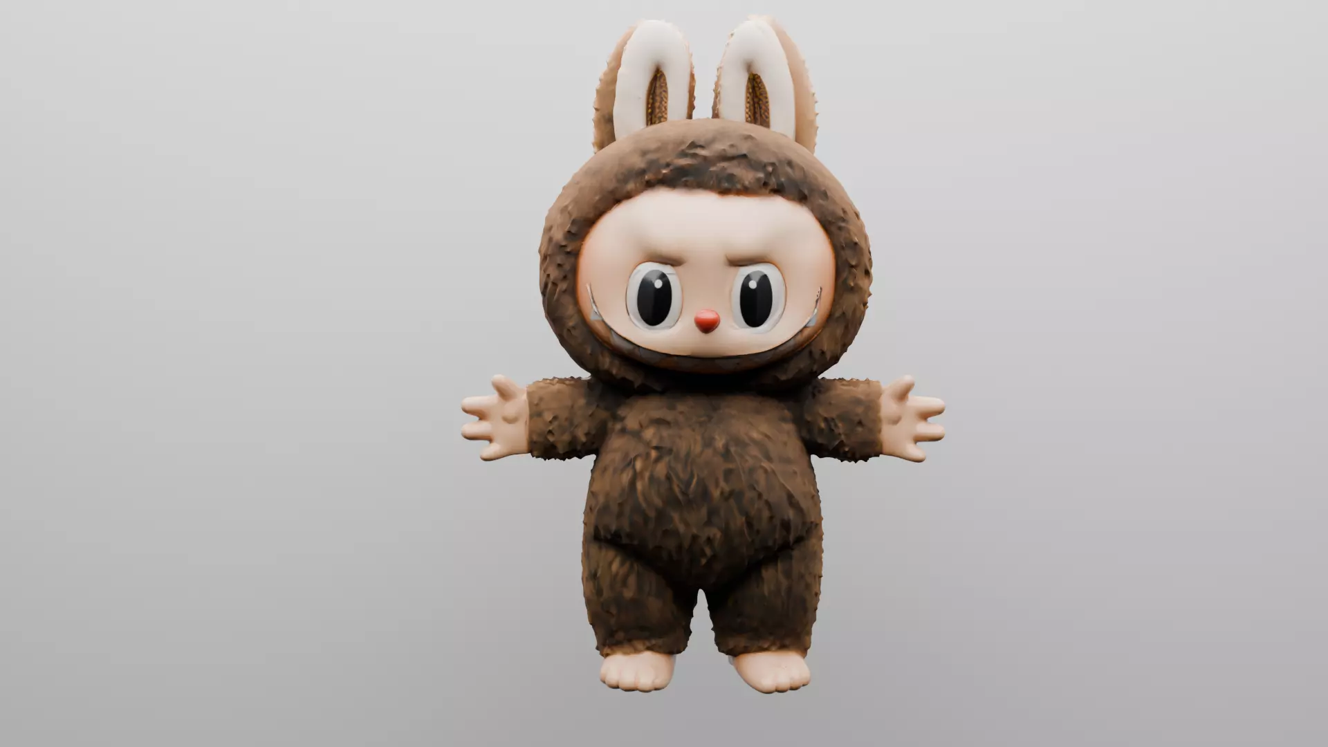 Fluffy Forest Friend 3D print model_0