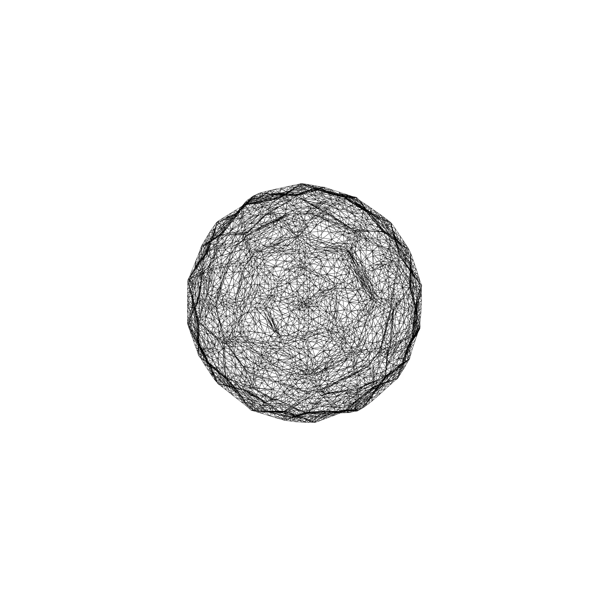 Geometric abstract sculpture Low-poly 3D model_7