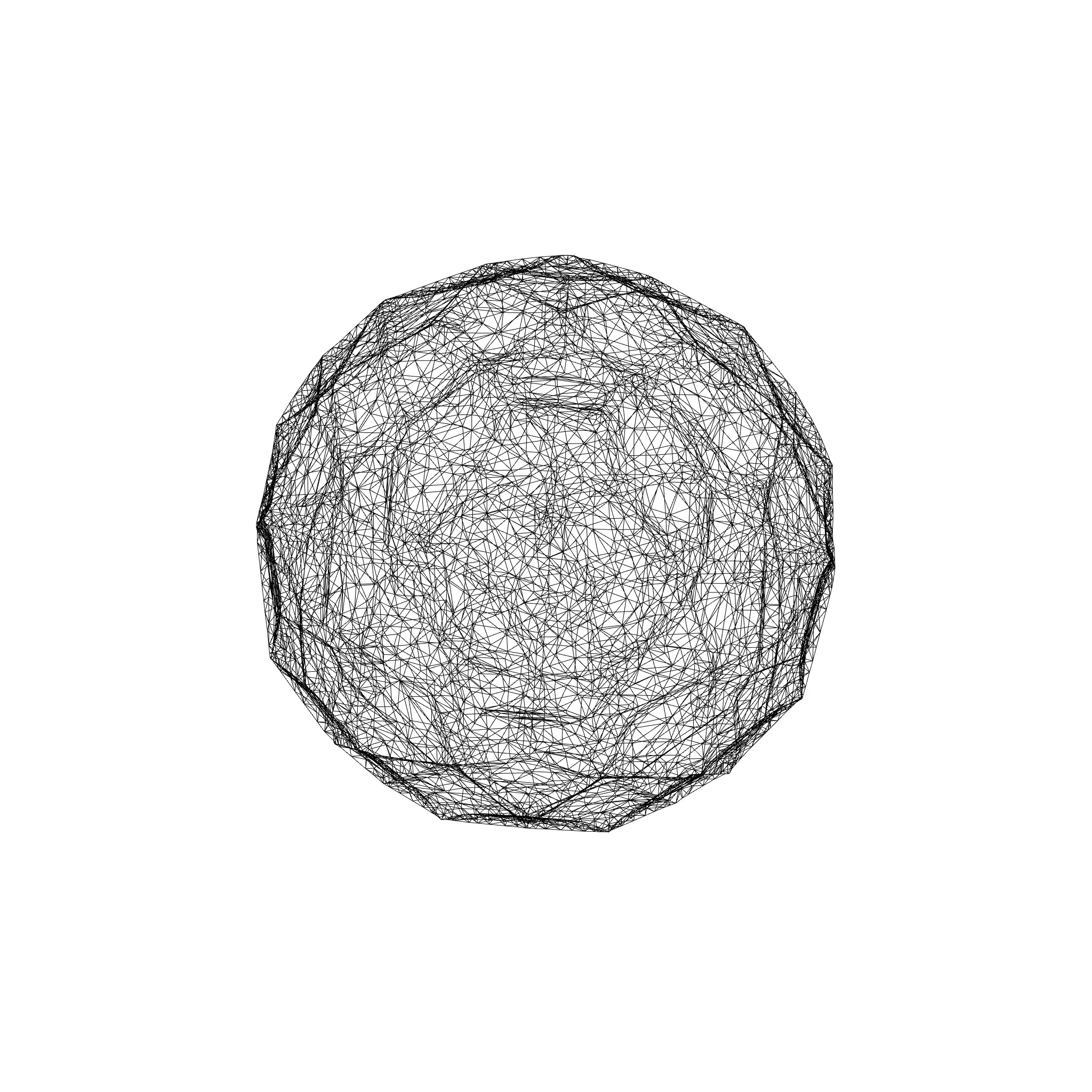 Geometric abstract sculpture Low-poly 3D model_8