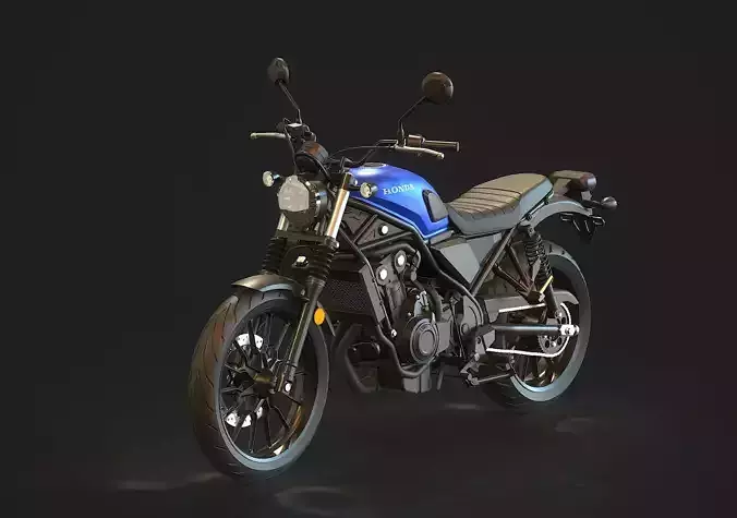 Base model Honda CL500 2023 3D model