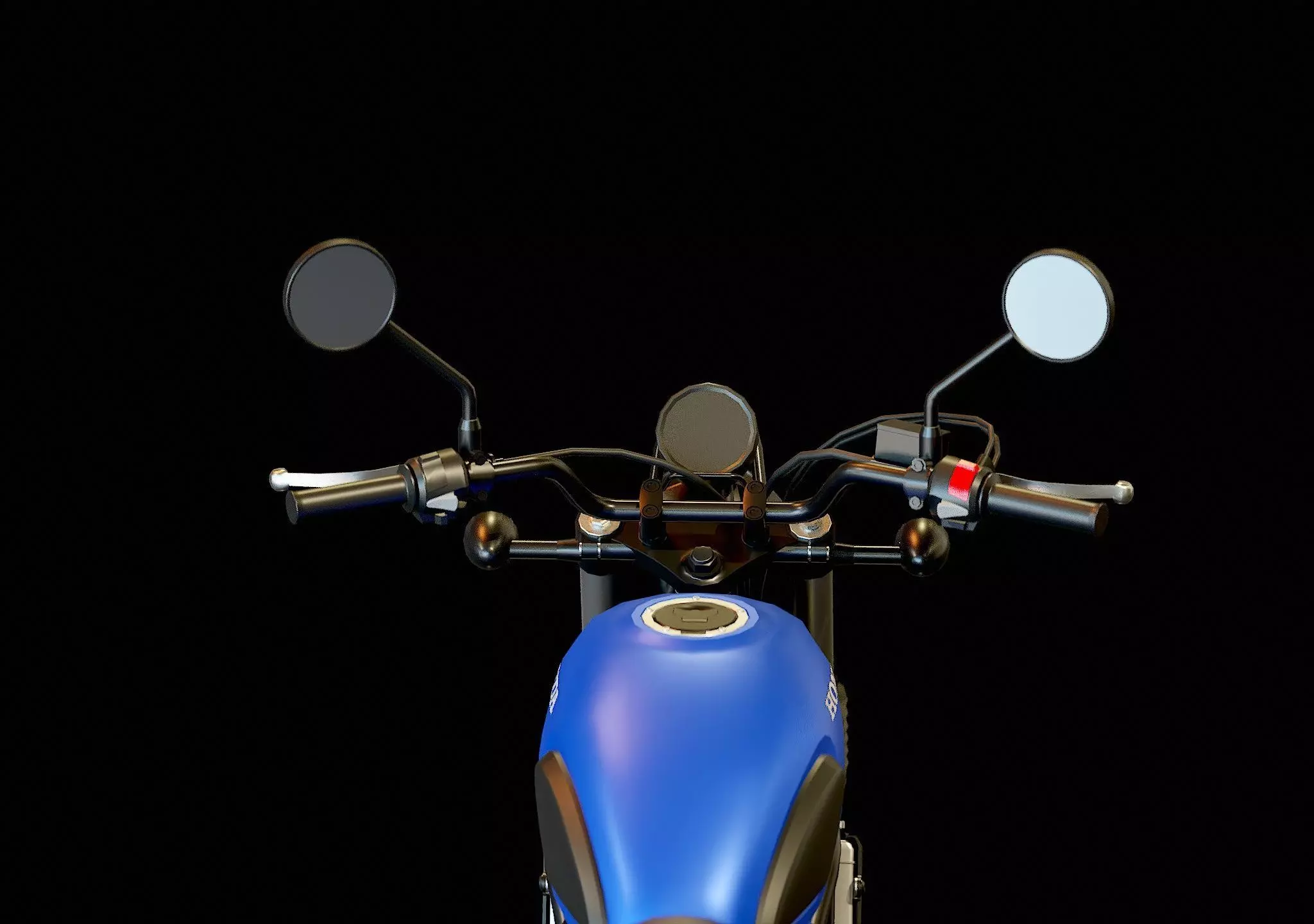 Base model Honda CL500 2023 3D model_9