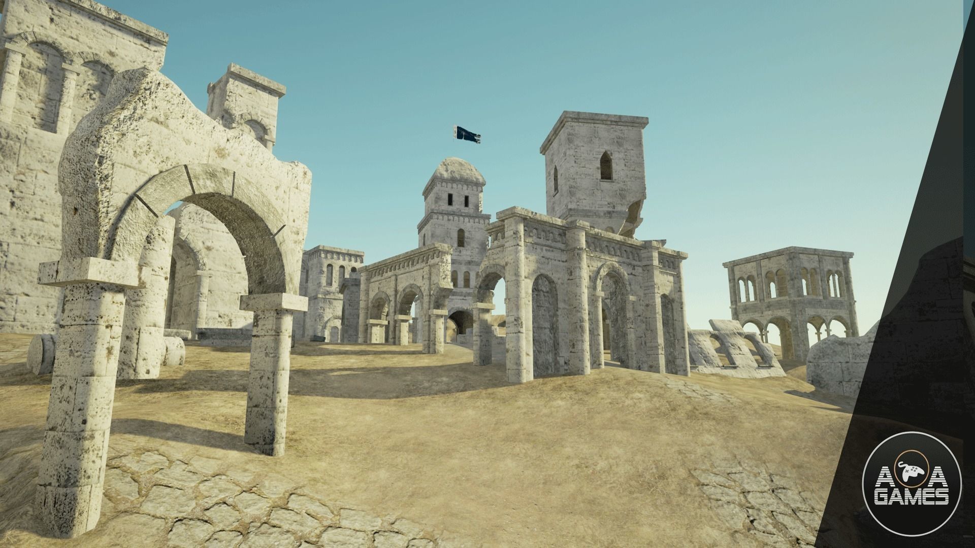 Medieval Ruins pack Unreal Engine 3D model_6