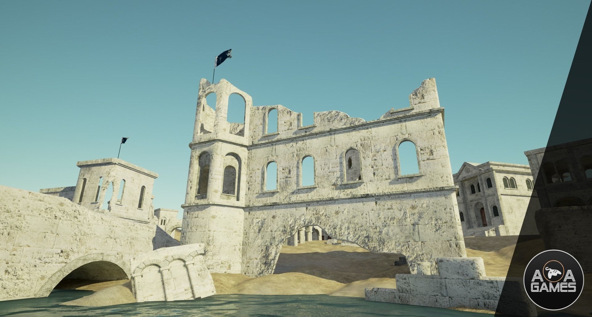 Medieval Ruins pack Unreal Engine 3D model_1