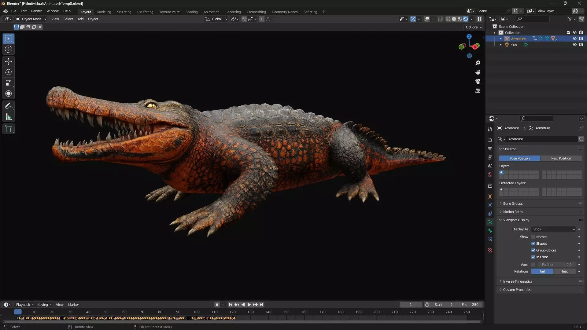 Crocodile-V1a 3D model_23
