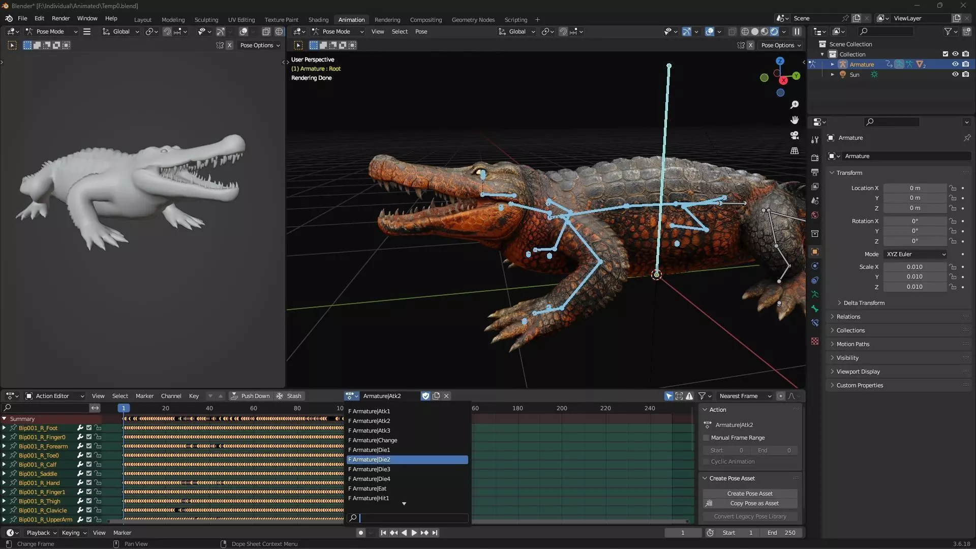 Crocodile-V1a 3D model_22