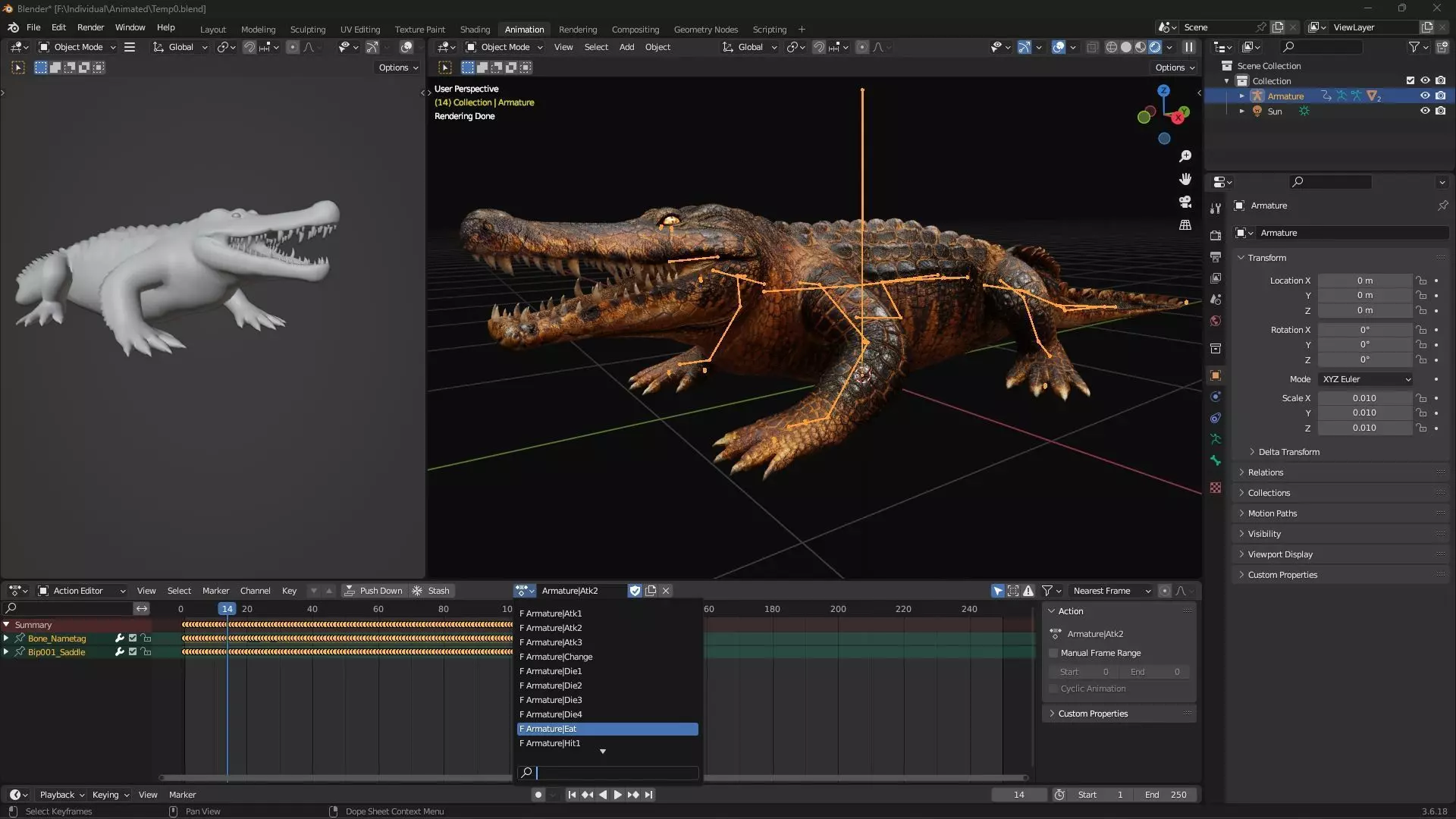 Crocodile-V1b 3D model_22