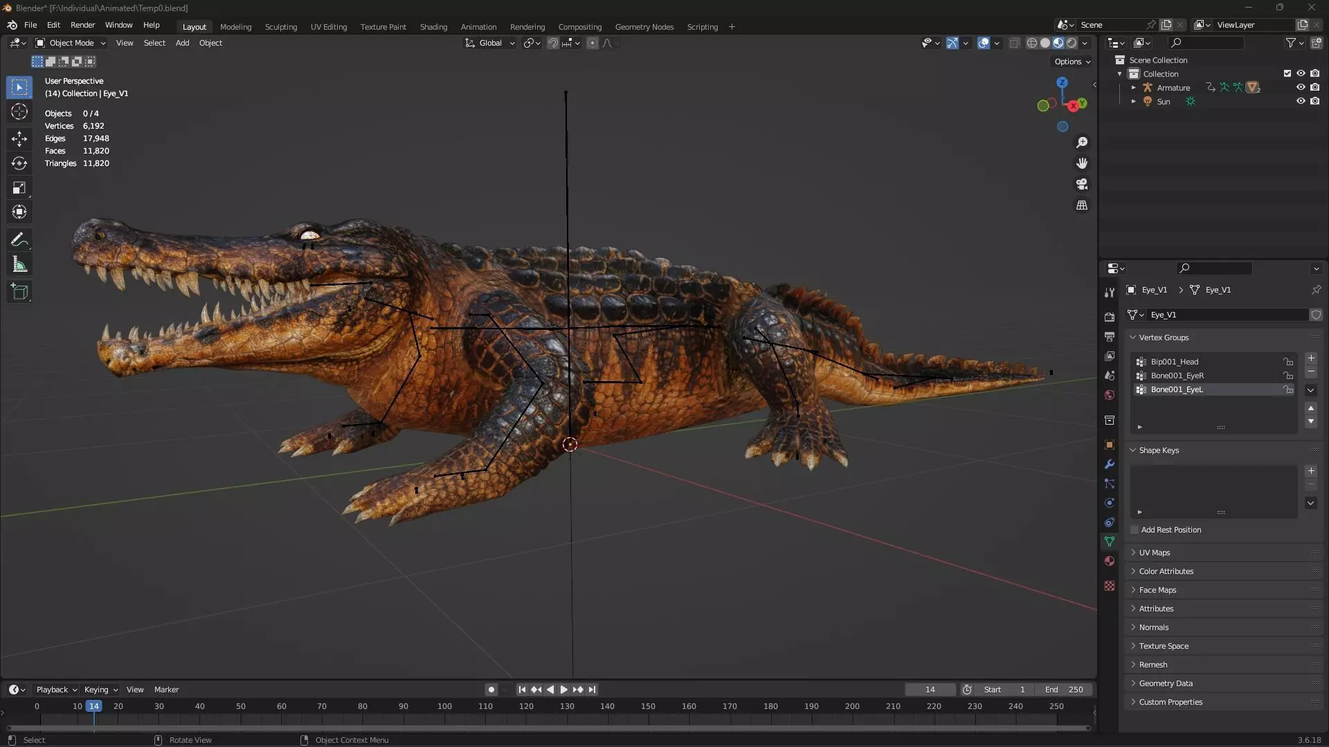 Crocodile-V1b 3D model_19