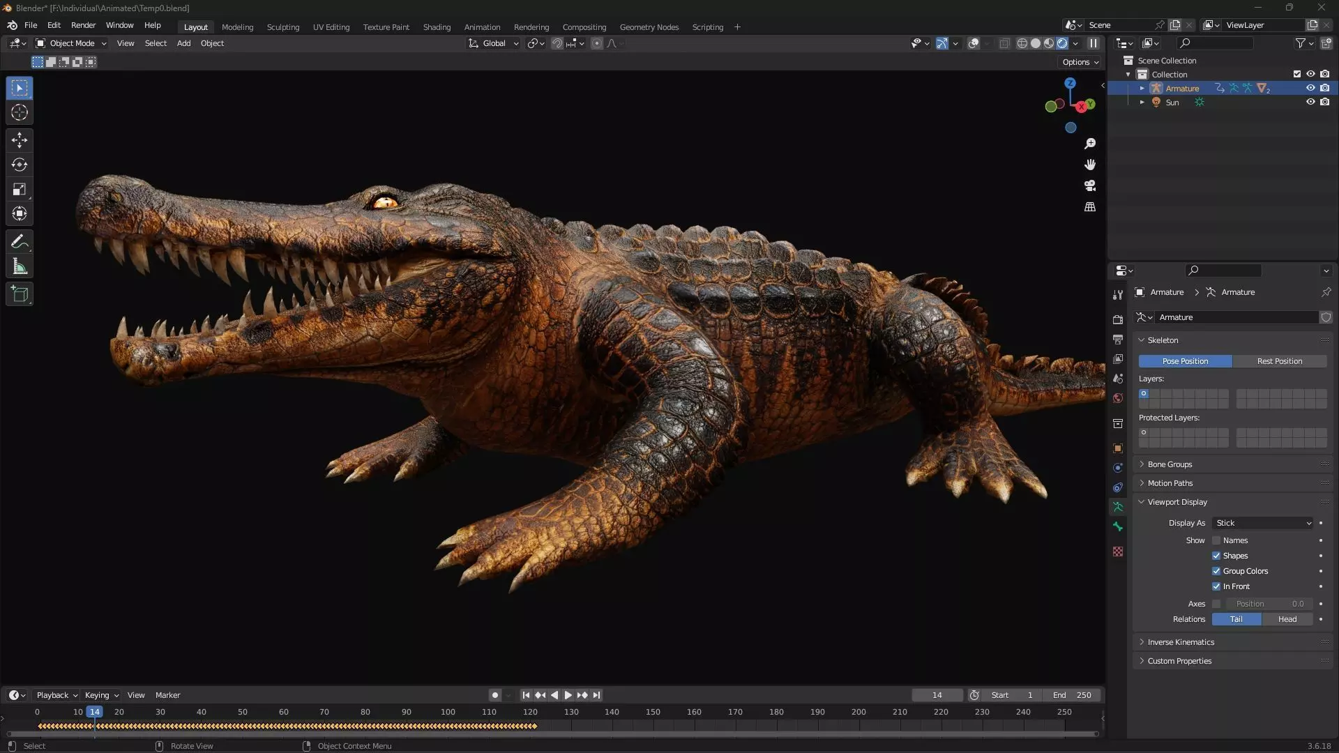 Crocodile-V1b 3D model_23