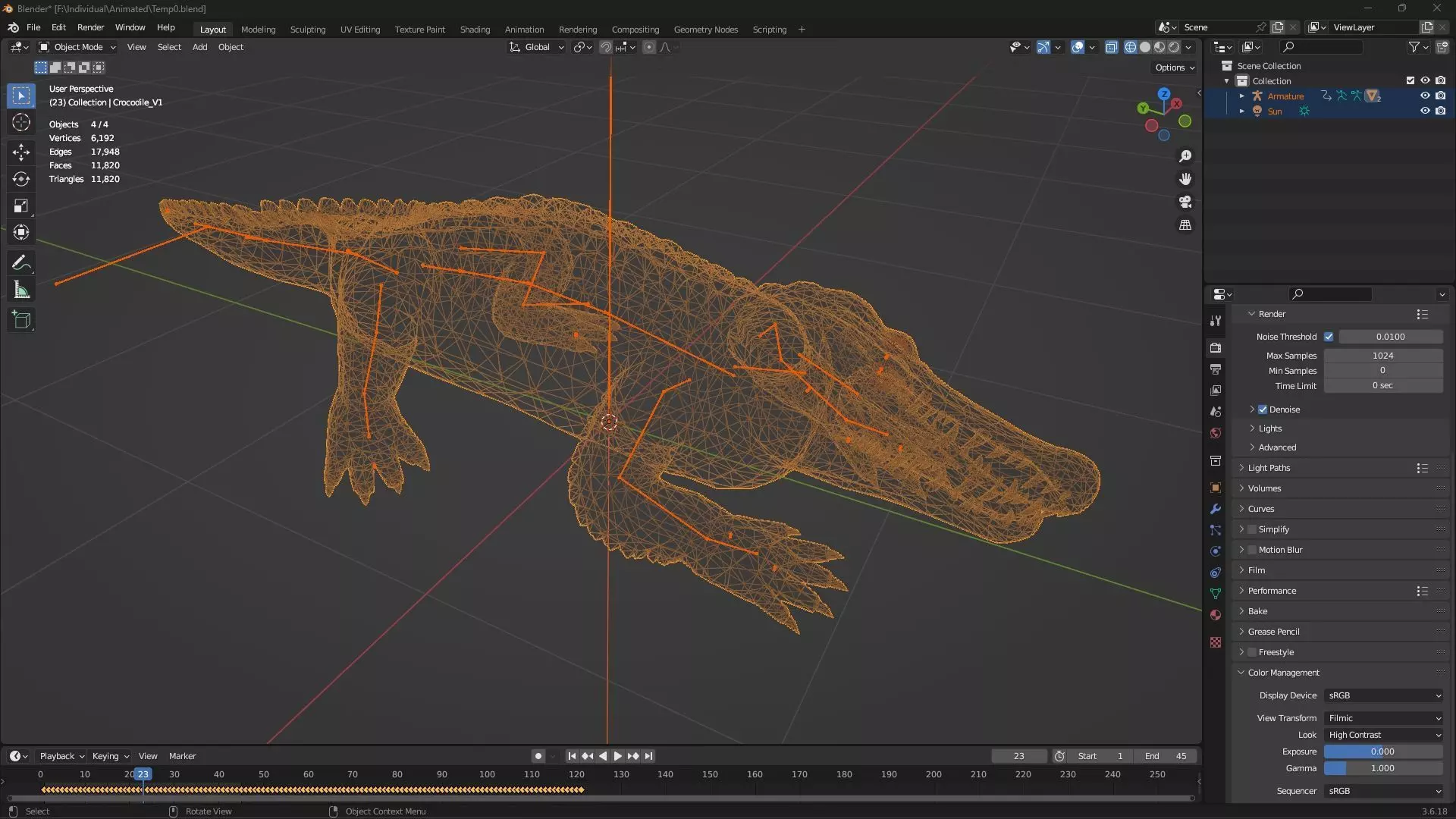 Crocodile-V1b 3D model_21