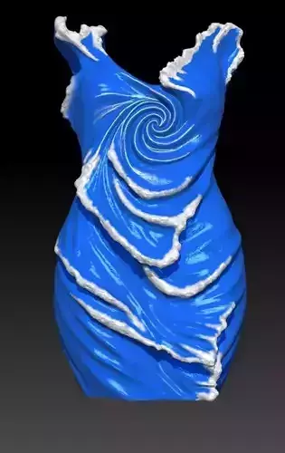 Dress of waves For Vase