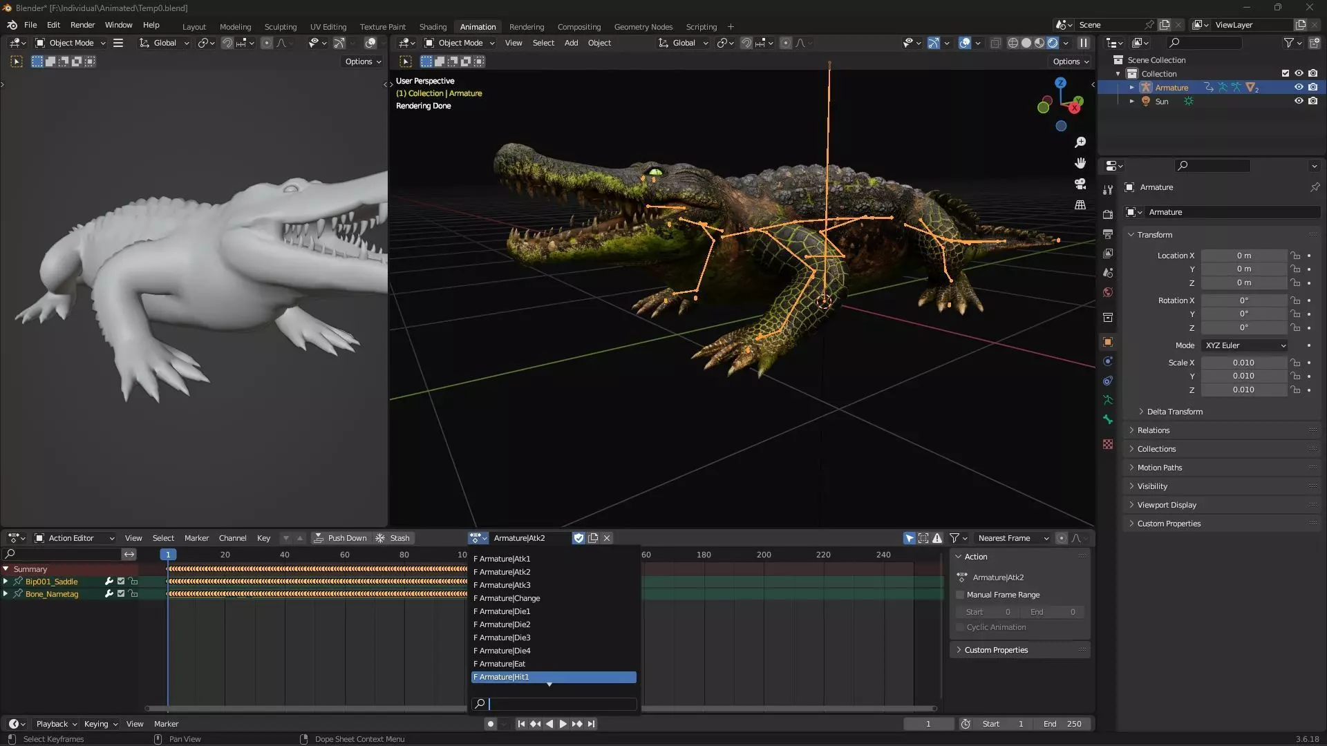 Crocodile-V1c 3D model_22