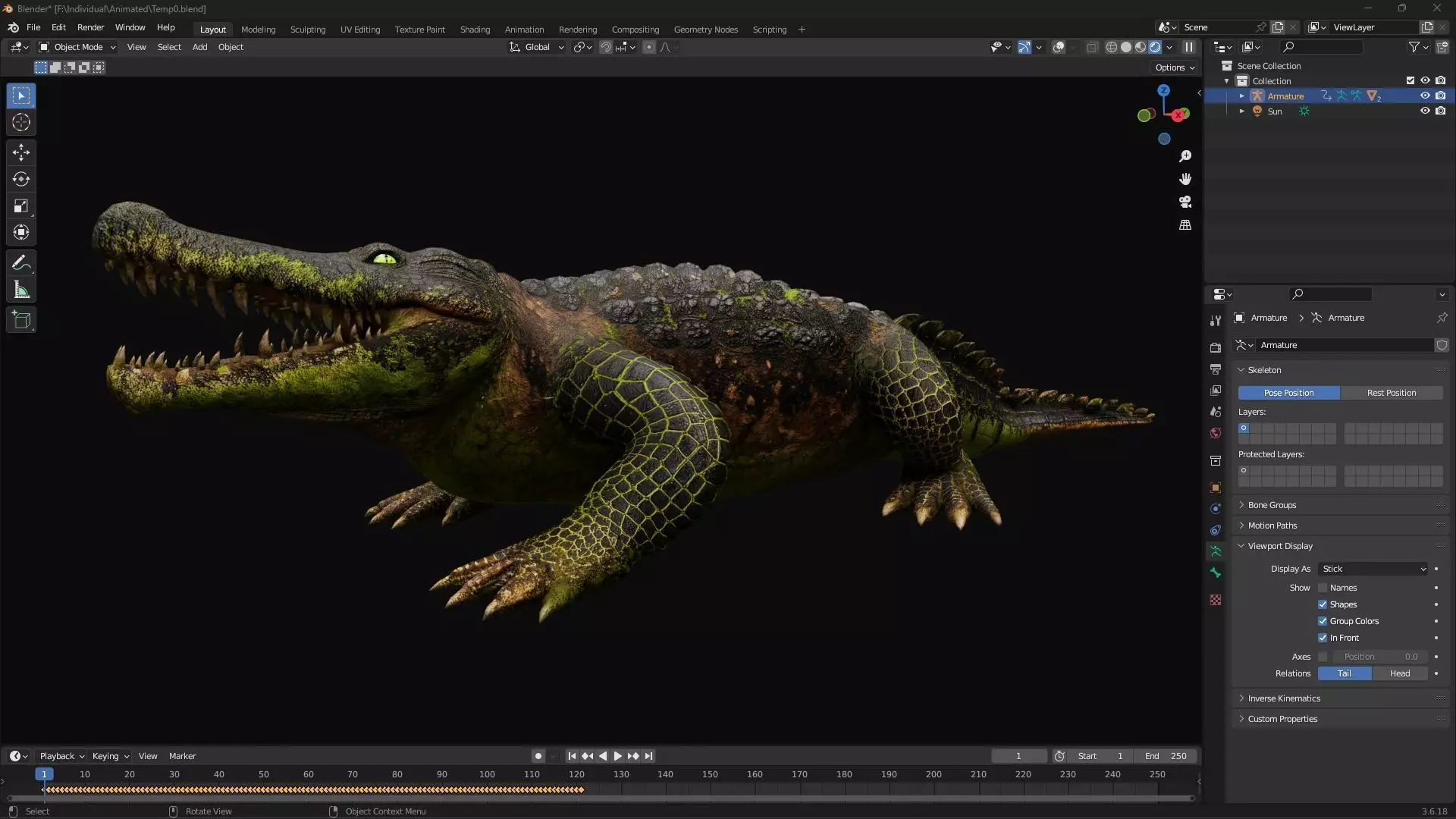 Crocodile-V1c 3D model_23