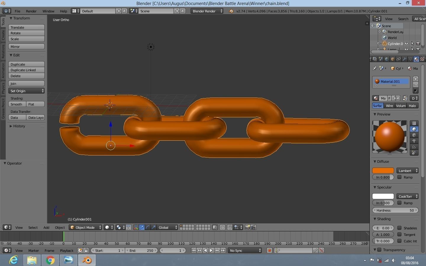 chain for commercial purpose Free low-poly 3D model_1