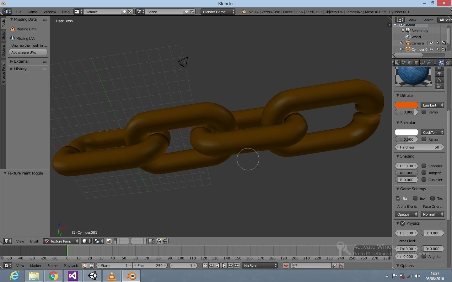 chain for commercial purpose Free low-poly 3D model_0