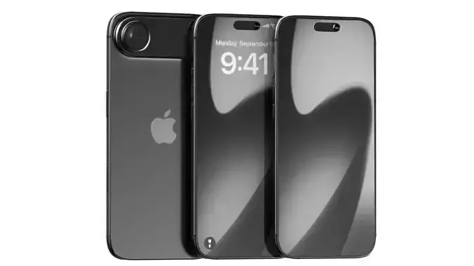Apple iPhone 17 Air PBR 3D model