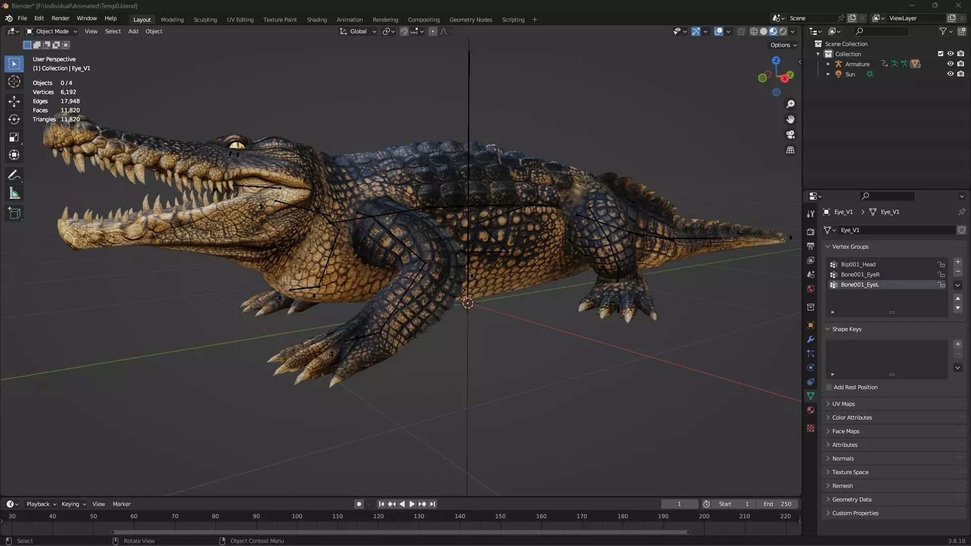 Crocodile-V1d 3D model_19