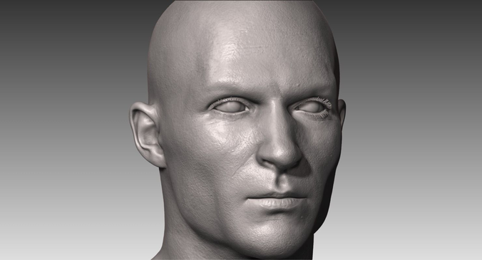 Realistic White Male 3D model
