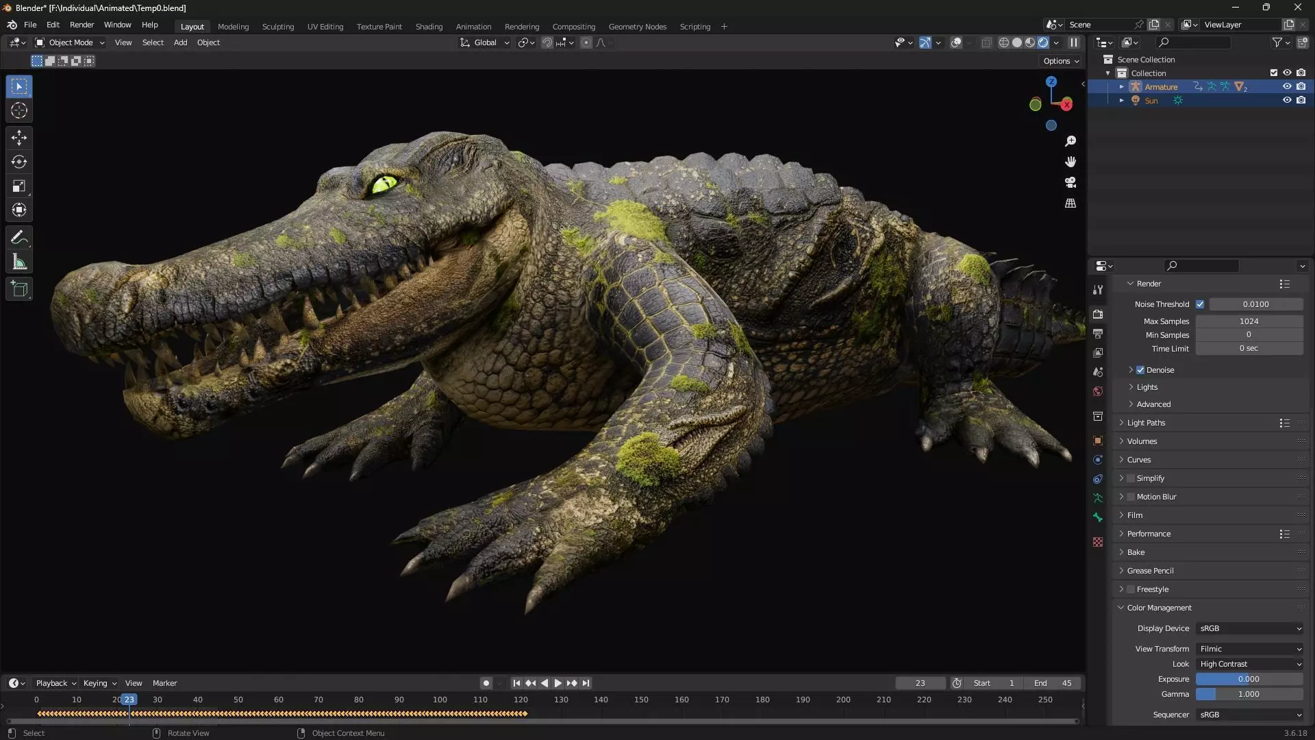 Crocodile-V1e 3D model_23