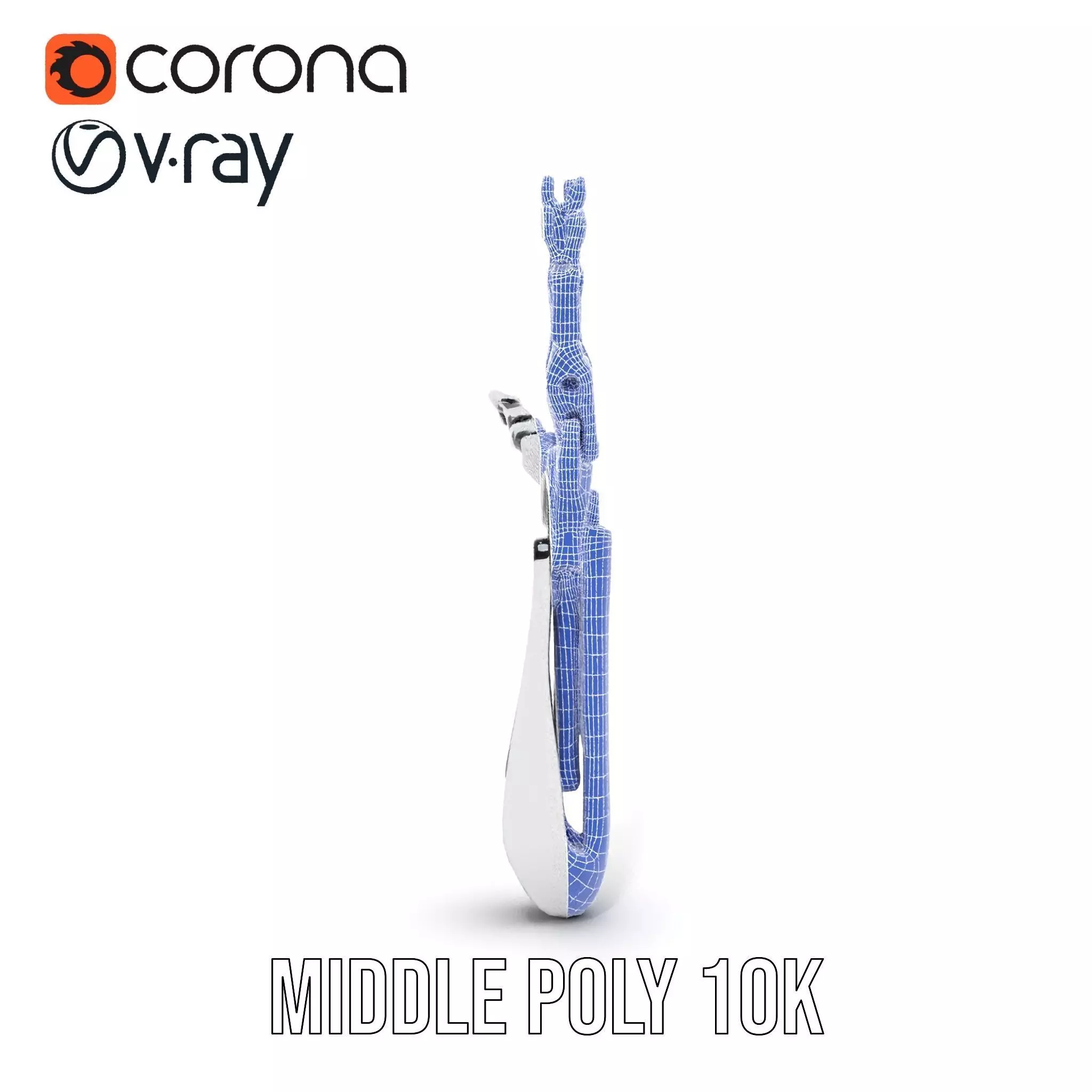 Futuristic Robotic Hand Model Pack Low-poly 3D model_31