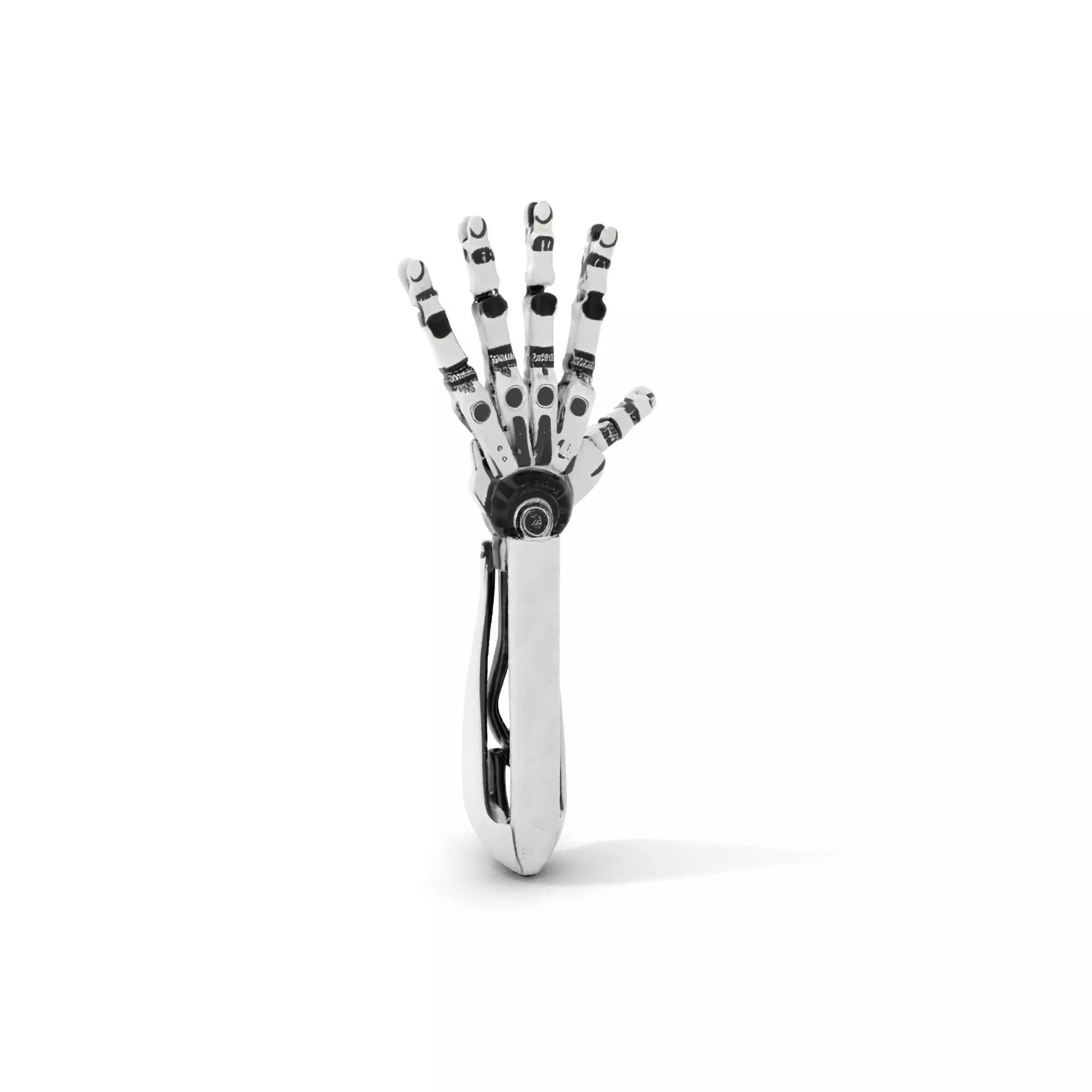 Futuristic Robotic Hand Model Pack Low-poly 3D model_0