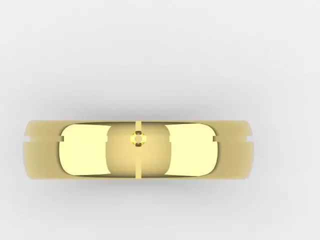Wedding Ring 3D print model_1