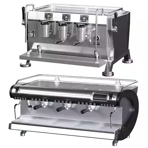 Nuova Simonelli Aurelia Wave T3 Low-poly 3D model
