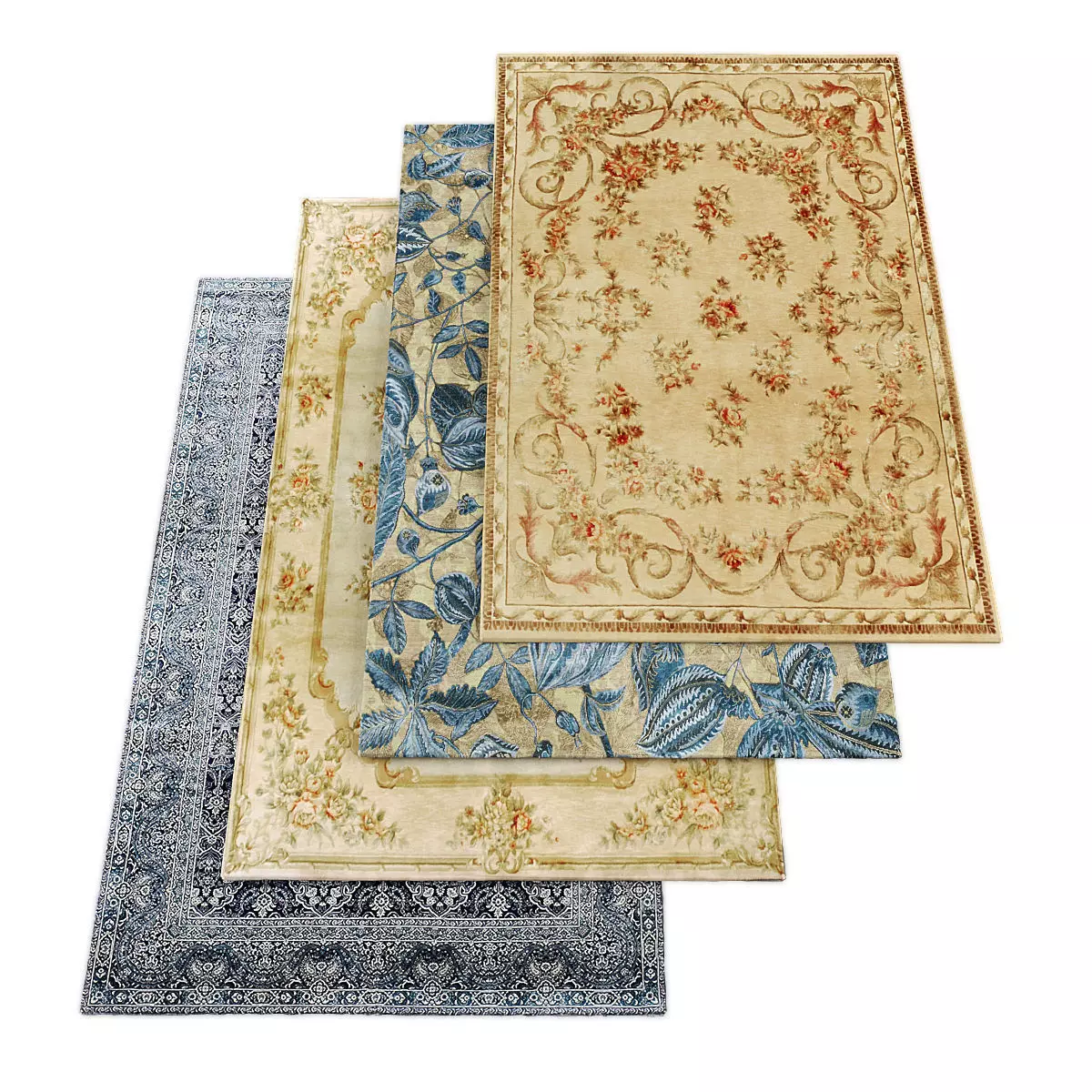 Rug627 Low-poly 3D model_0