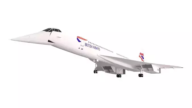 British Airways Concorde Supersonic Flight