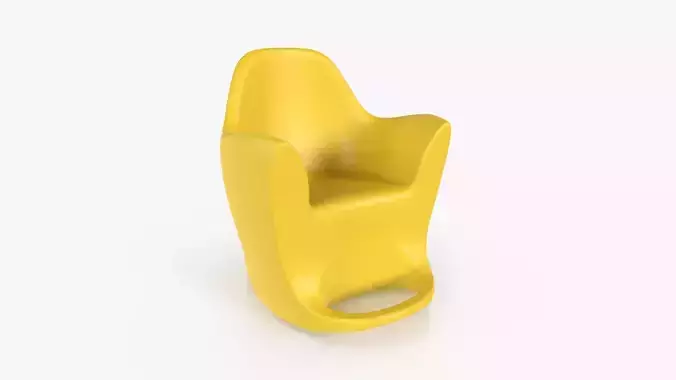Yellow Plastic Chair