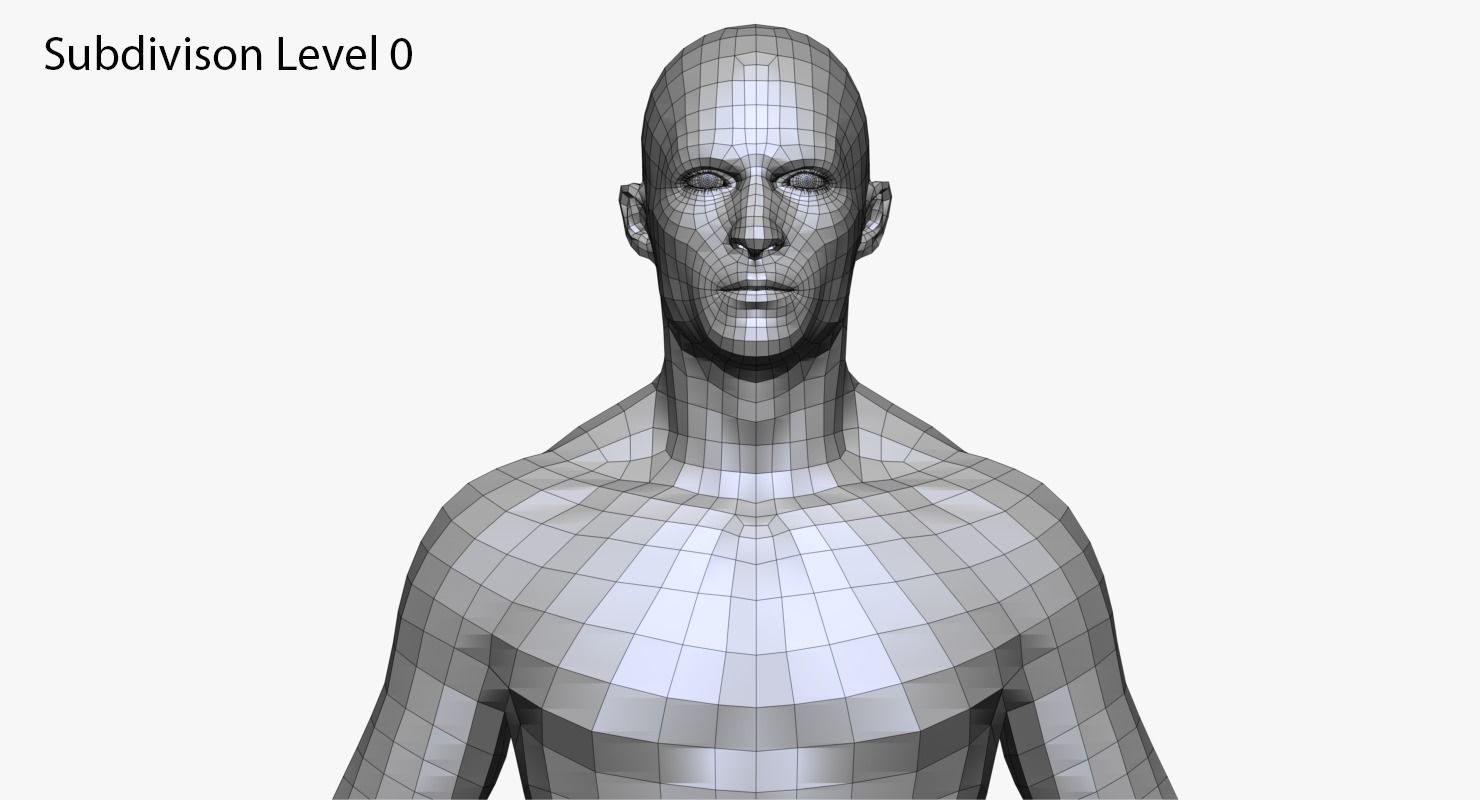 Realistic White Male and Female Bundle 3D model_26