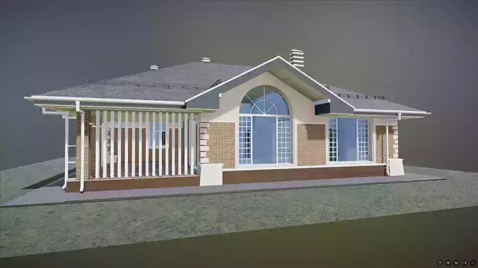 P0038  Residential one floor cottage