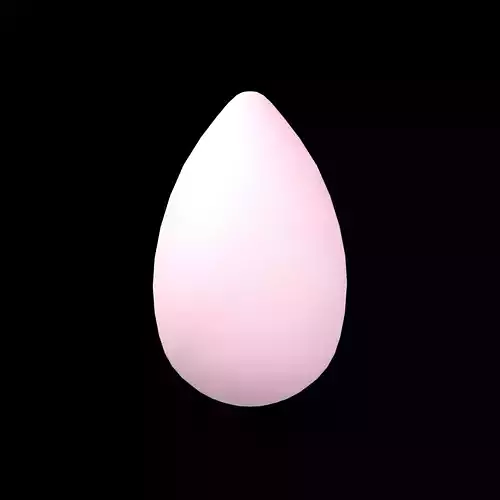 Makeup Sponges v2 006 Low-poly 3D model
