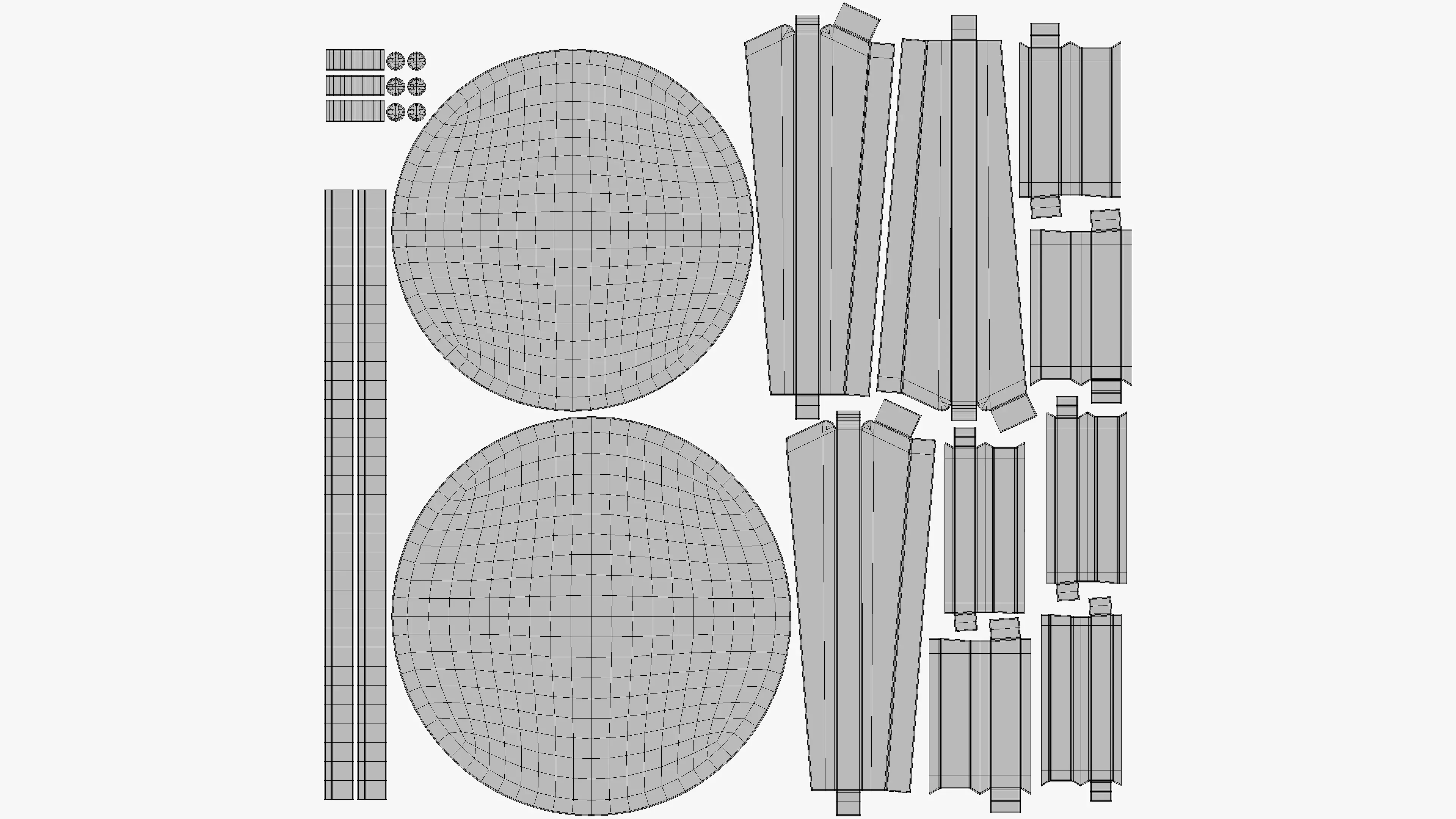 Calligaris Symbol Low-poly 3D model_10