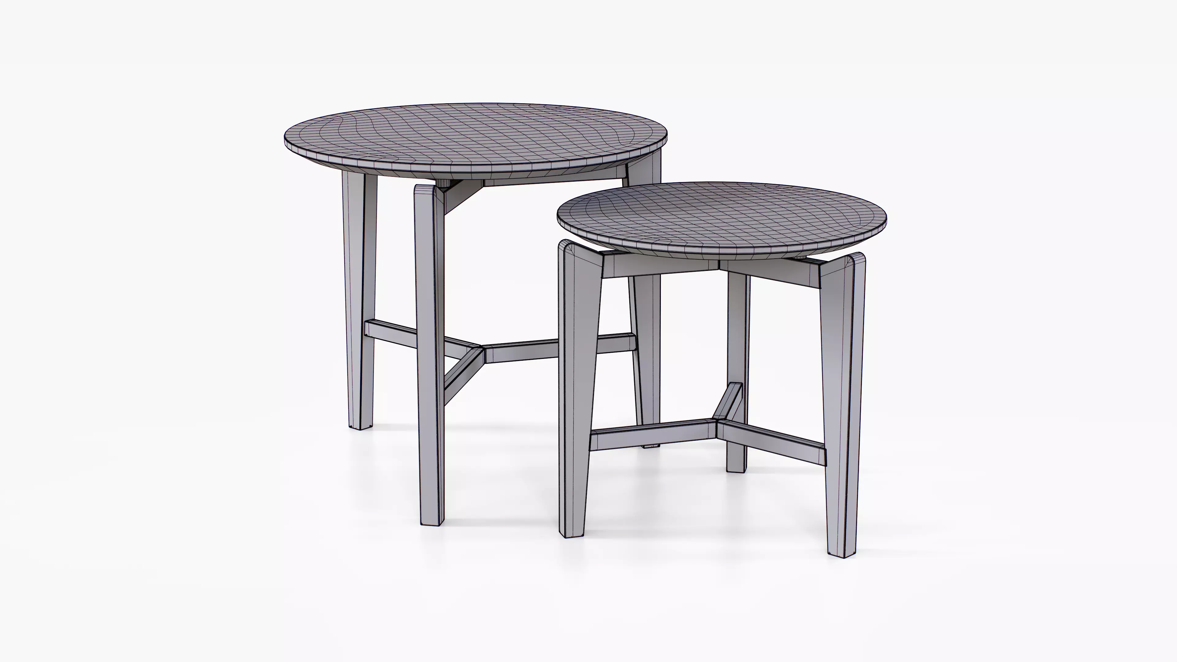 Calligaris Symbol Low-poly 3D model_7