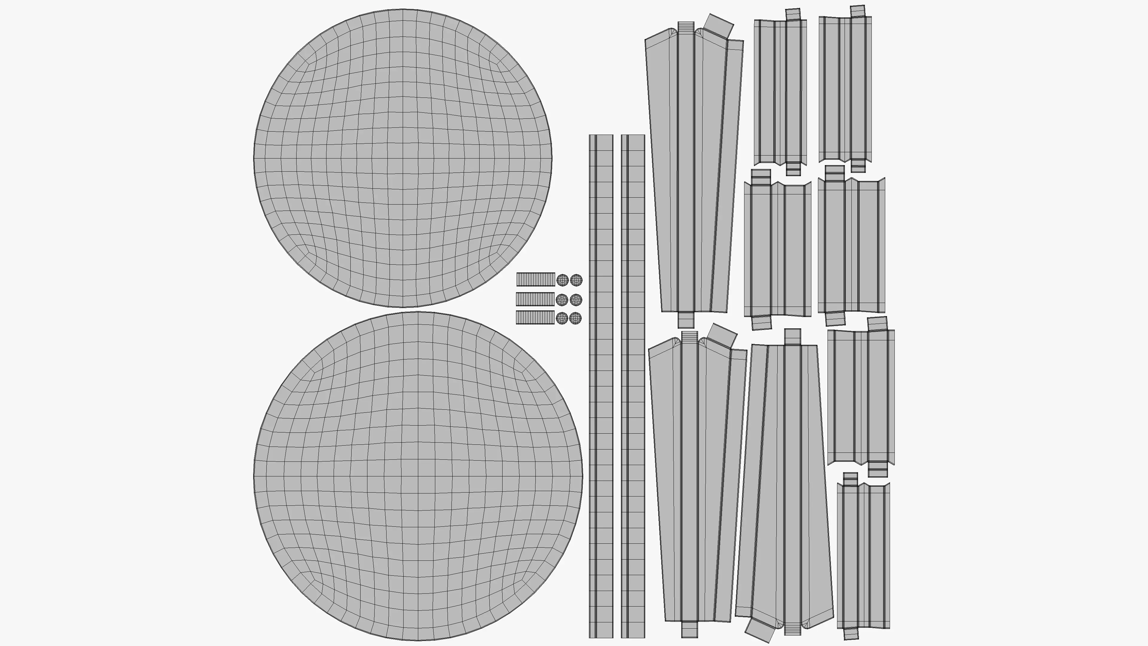 Calligaris Symbol Low-poly 3D model_9