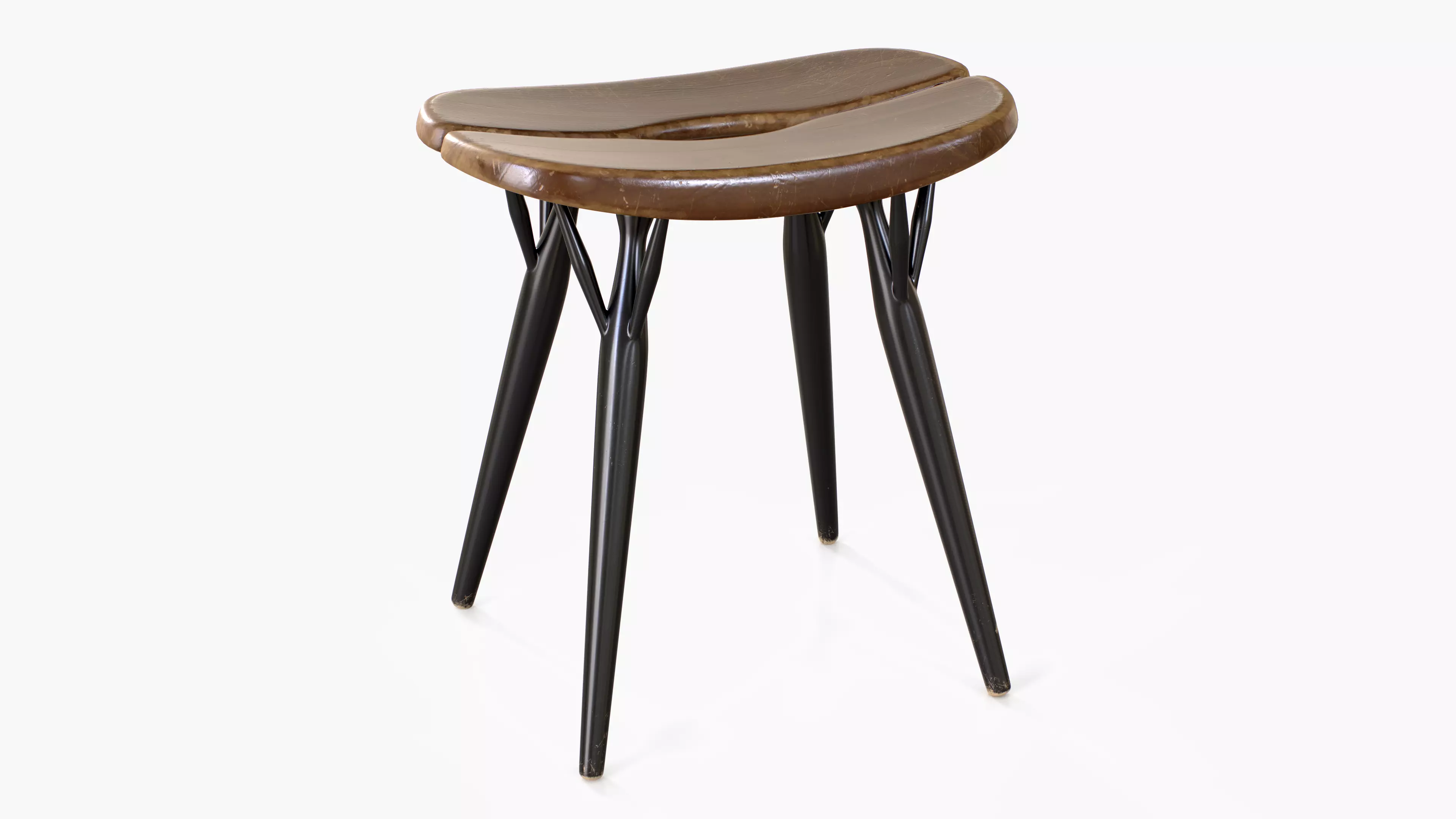Artek Pirkka Stool 44 Low-poly 3D model