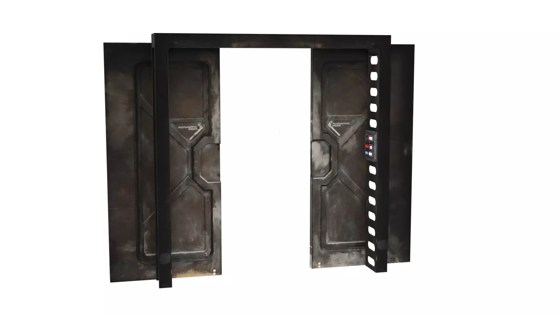 Droid Depot door 1-6 scale Hottoys 3D print model_5