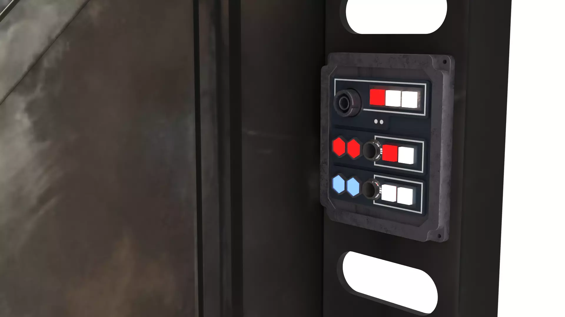 Droid Depot door 1-6 scale Hottoys 3D print model_3