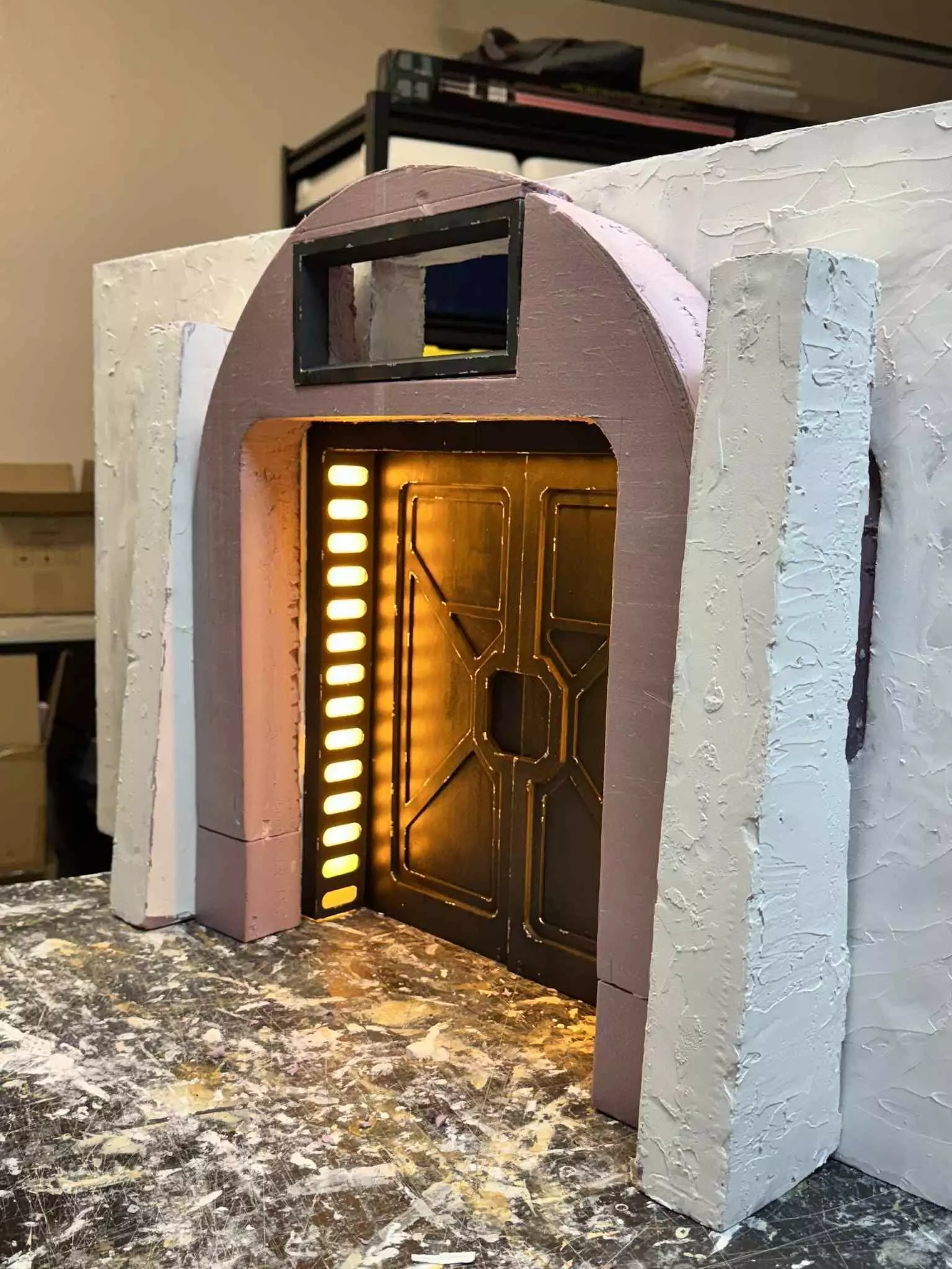 Droid Depot door 1-18 scale Hasbro Kenner 3D print model_15