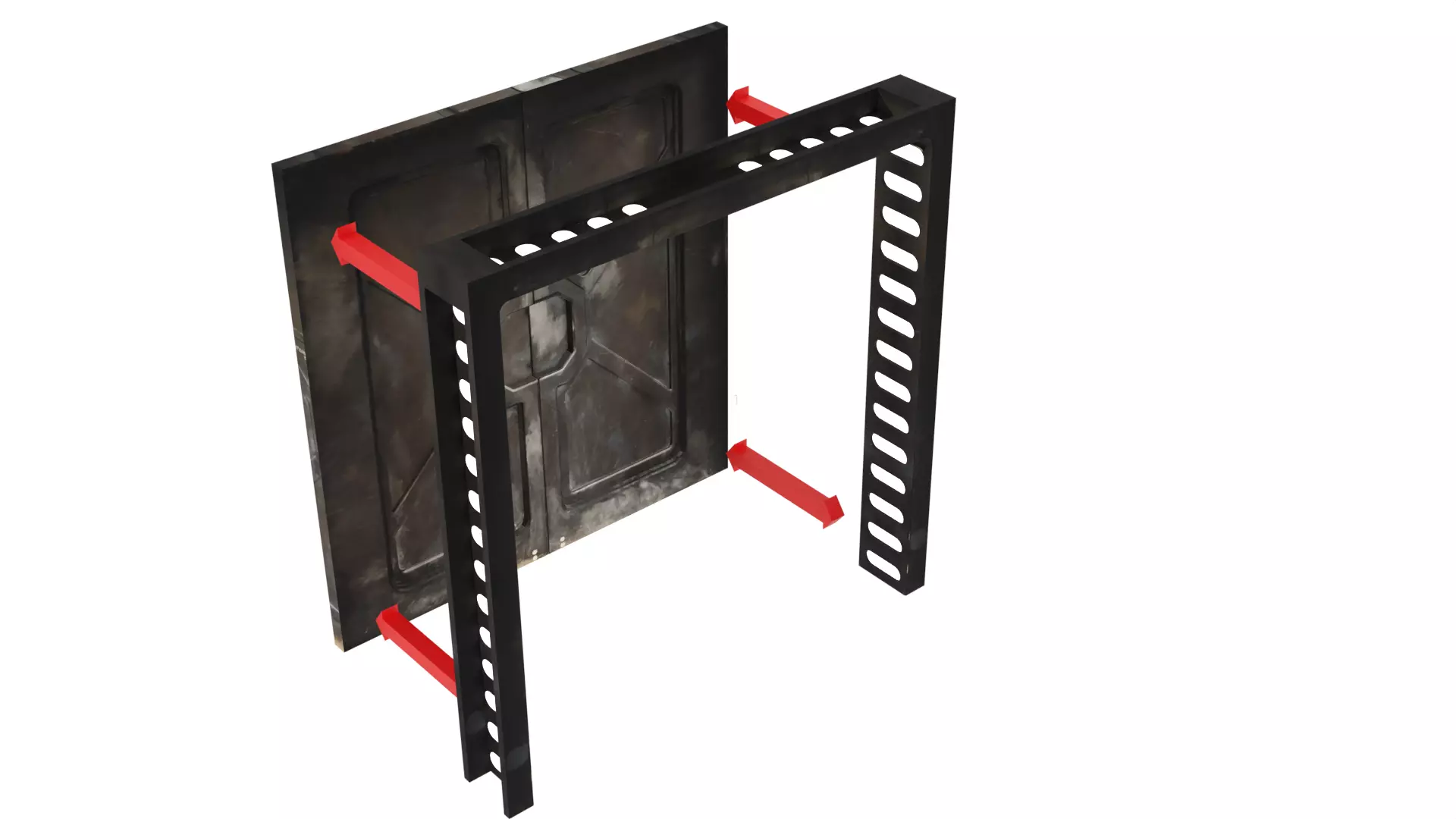 Droid Depot door 1-18 scale Hasbro Kenner 3D print model_7