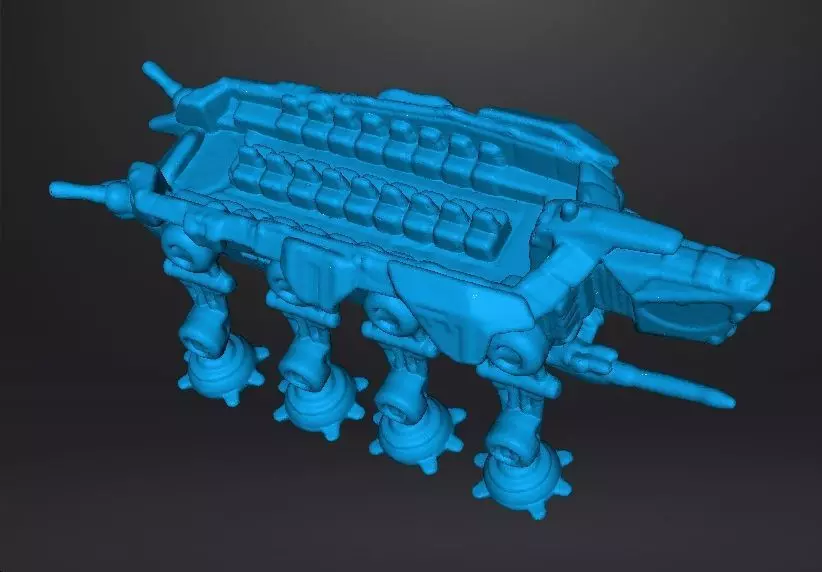 6MM SCALE AT-OT WALKER MINIATURE MODEL FOR SCIFI GAMES EPIC 3D print model_12