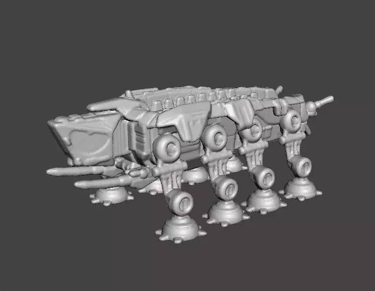 6MM SCALE AT-OT WALKER MINIATURE MODEL FOR SCIFI GAMES EPIC 3D print model_0