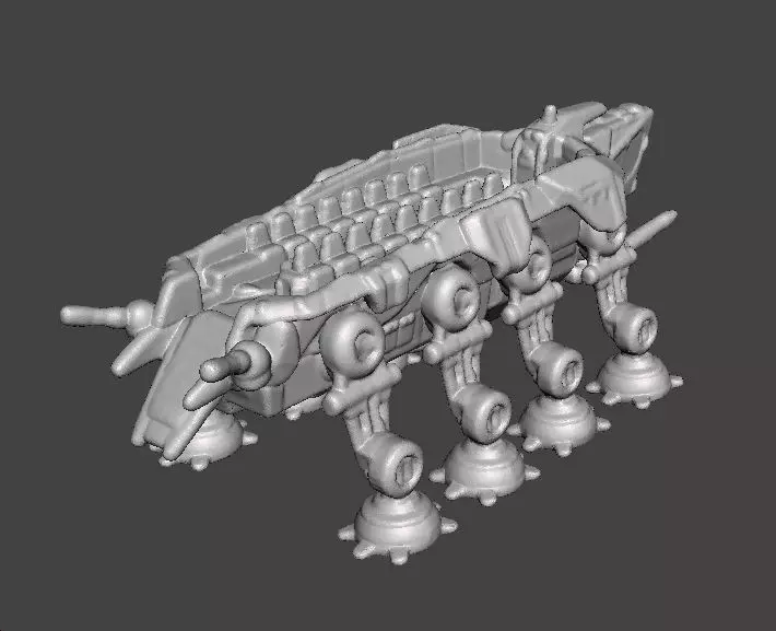 6MM SCALE AT-OT WALKER MINIATURE MODEL FOR SCIFI GAMES EPIC 3D print model_6