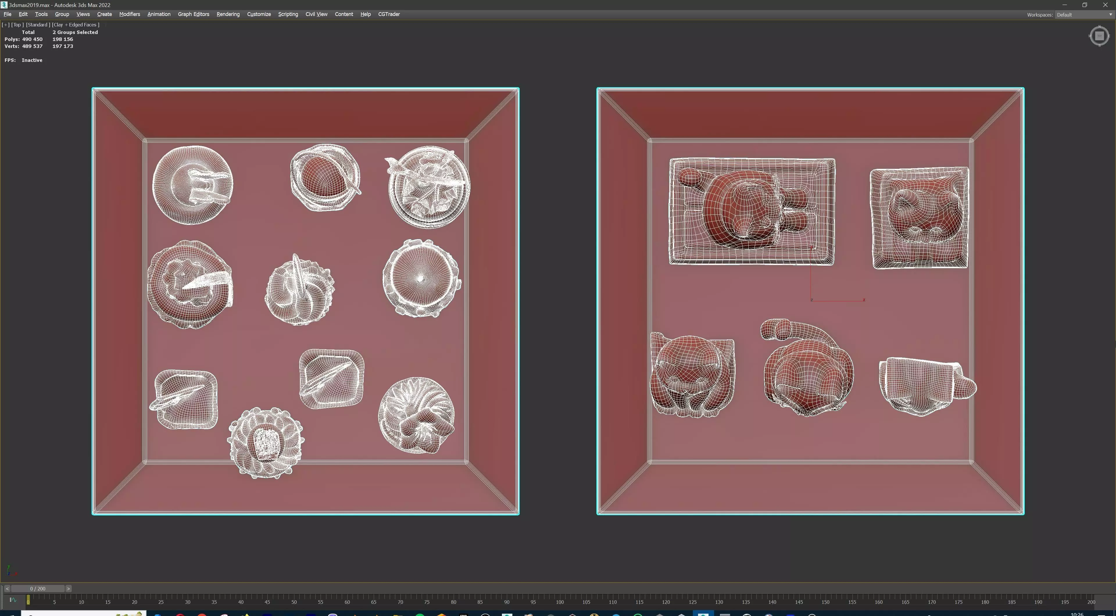 Gourmet Mini Desserts Candy Collection 35 assets Low-poly 3D model_22