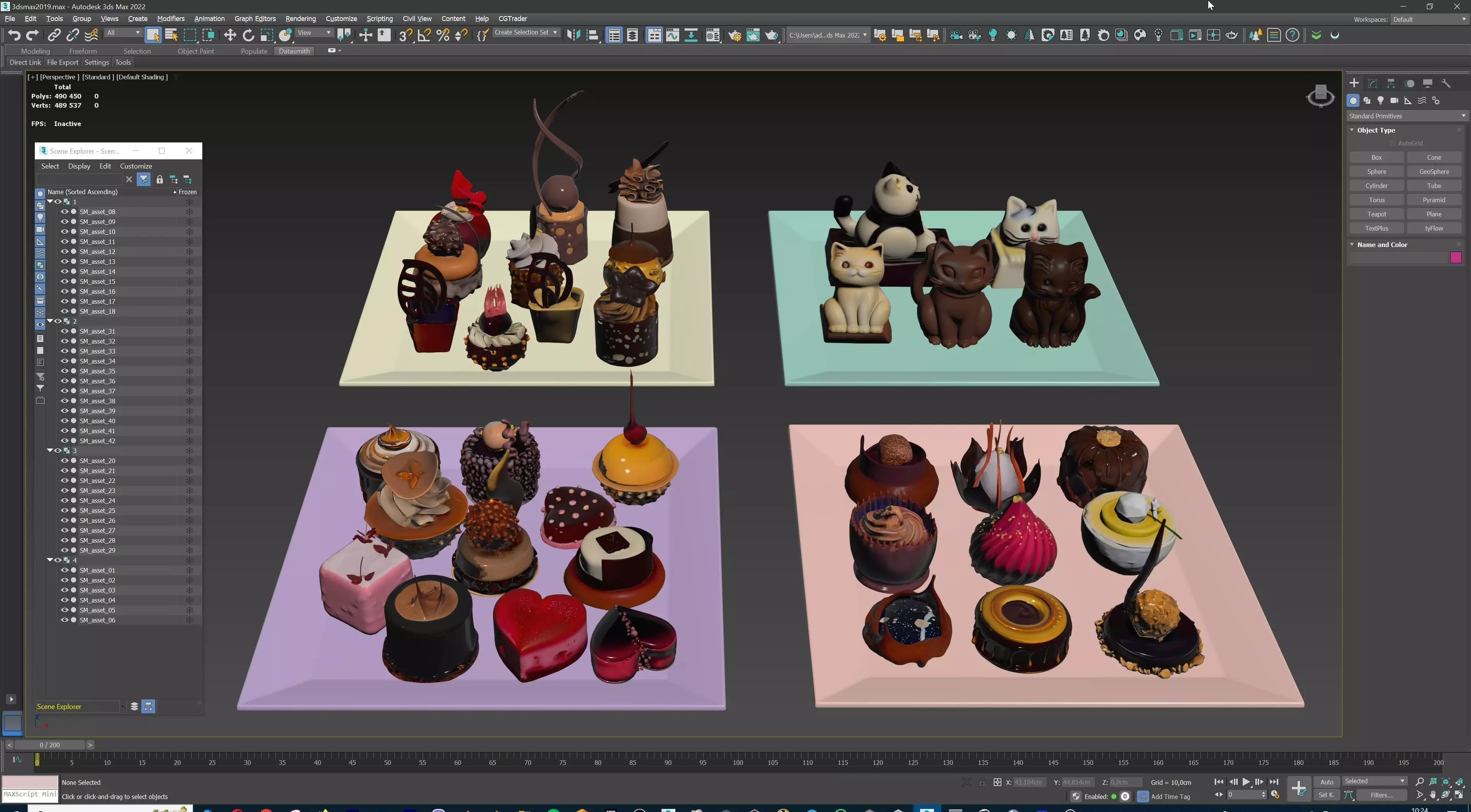 Gourmet Mini Desserts Candy Collection 35 assets Low-poly 3D model_16