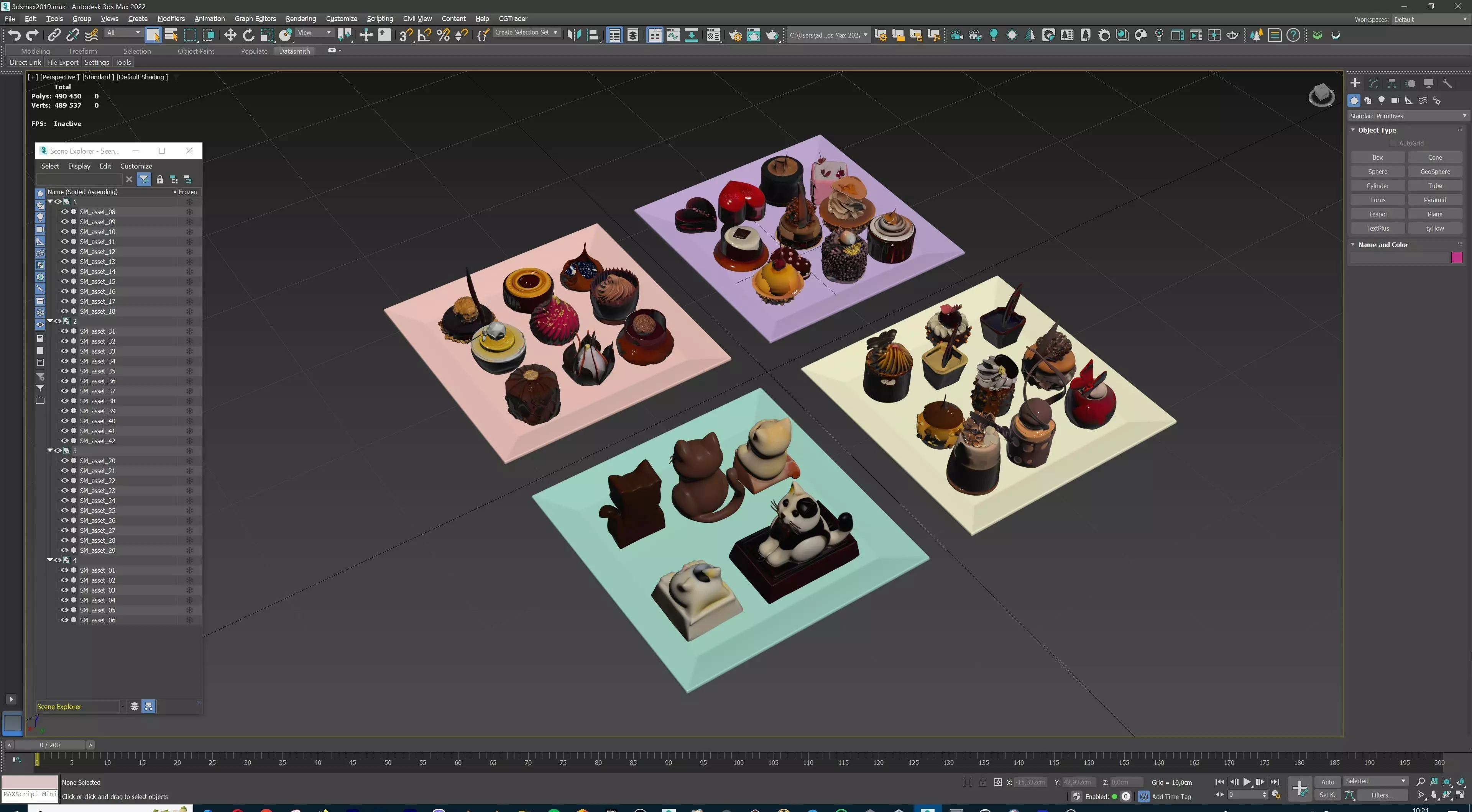 Gourmet Mini Desserts Candy Collection 35 assets Low-poly 3D model_15