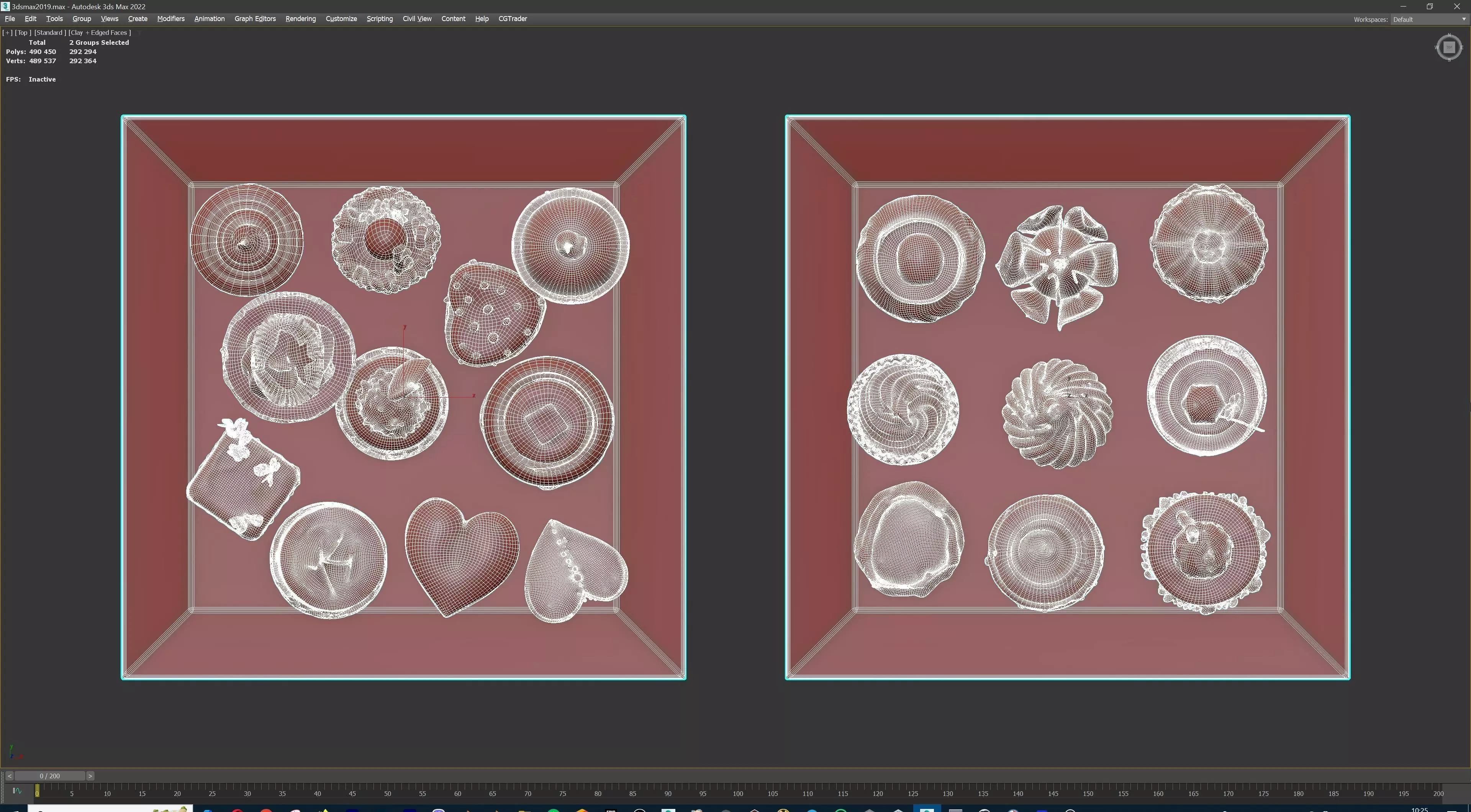 Gourmet Mini Desserts Candy Collection 35 assets Low-poly 3D model_21